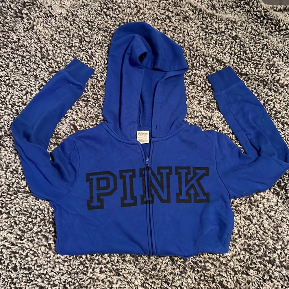 Dark blue Pink Zip Up